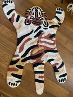 Tijger Vloerkleed Katoen 120x170, Huis en Inrichting, Ophalen, Gebruikt, 100 tot 150 cm, Wit