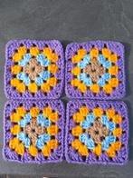 Granny square lapjes 10x10 cm, Ophalen of Verzenden, Nieuw, Haken, Wol of Garen