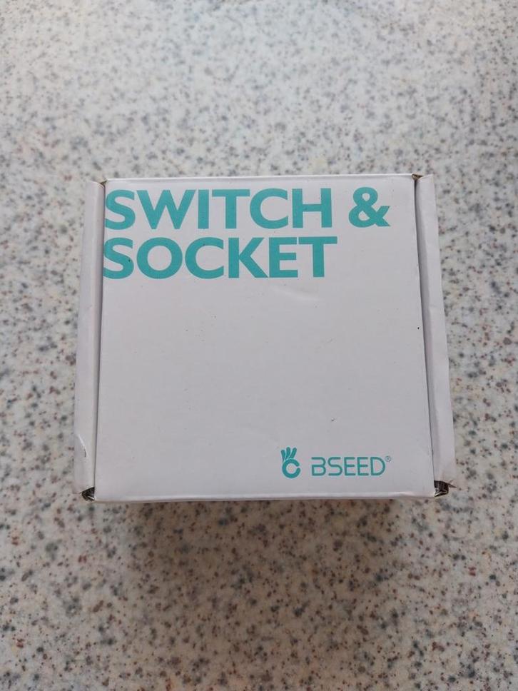 BSEED Schakelaar & Stopcontact - Nieuw in Doos, Doe-het-zelf en Verbouw, Elektra en Kabels, Nieuw, Schakelaar, Ophalen of Verzenden