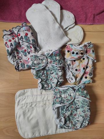 Set wasbare luiers van Petit Lulu  beschikbaar voor biedingen