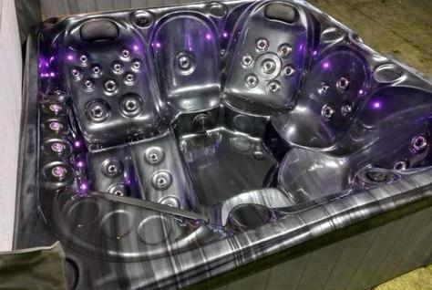 Nieuwe Balboa gezinsjacuzzi 6 personen zwart, Tuin en Terras, Zwembad-toebehoren, Nieuw, Ophalen