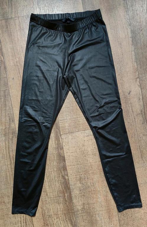 Legging 'leather look' - "Vero Moda" - maat S, Kleding | Dames, Leggings, Maillots en Panty's, Zo goed als nieuw, Legging, Maat 36/38 (S)