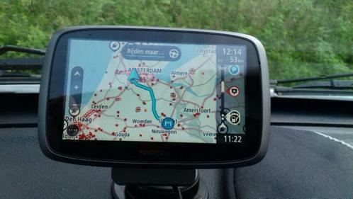 Tomtom GO 5100 World 5inch met LifeMaps-Traffics en Flits, Auto diversen, Autonavigatie, Gebruikt, Ophalen of Verzenden