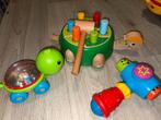Babyspeelgoed Set Schildpad Hamerbank Rammelaar, Ophalen, Gebruikt, Overige typen, Met wieltjes