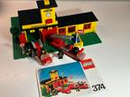 Vintage Lego Brandweerkazerne 374, Kinderen en Baby's, Speelgoed | Duplo en Lego, Ophalen of Verzenden, Gebruikt, Complete set