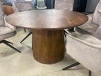 LEEGVERKOOP RONDE EETTAFEL JAPANDI BIJ CHEFMEUBEL ! 479 EURO, Ophalen, Bruin, Nieuw, Modern