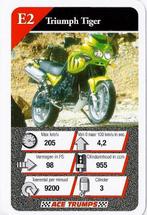Kw2388 motorkaartje e2 triumph tiger, Ophalen of Verzenden, Zo goed als nieuw, Motoren