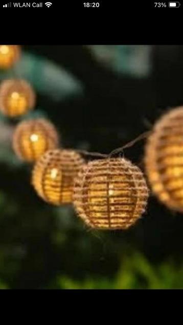 Home Accents Rotan Lichtslinger | 10 Led’s | 180 cm | Nieuw! beschikbaar voor biedingen