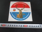 sticker beschermen wat je dierbaar is leger hert NTC natres, Verzamelen, Ophalen, Zo goed als nieuw, Bedrijf of Vereniging