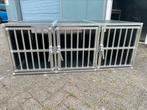 3 vaks autokennel, Dieren en Toebehoren, Hondenhokken, Ophalen, Hondenkennel, Minder dan 65 cm, Zo goed als nieuw