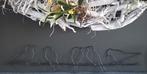 Vogels zwart metalen draad 60 cm Wall-art Graham & Brown, Huis en Inrichting, Ophalen of Verzenden, Nieuw
