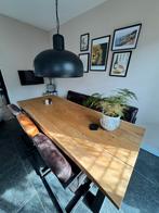 Industriele lamp, Huis en Inrichting, Lampen | Hanglampen, Ophalen, 50 tot 75 cm, Zo goed als nieuw, Metaal