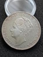 Rijksdaalder 1932 Grof Haar UNC, Postzegels en Munten, Munten | Nederland, Zilver, Ophalen of Verzenden, Koningin Wilhelmina, Losse munt
