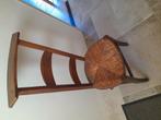 antieke bidstoel, Huis en Inrichting, Ophalen, Riet of Rotan, Gebruikt, Bruin