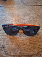 Ray-Ban Wayfarer Zonnebril Zwart/Oranje, Zonnebril, Zwart, Ophalen of Verzenden, Zo goed als nieuw