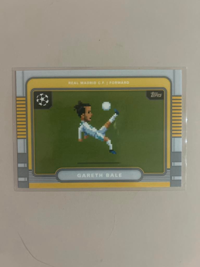 Gareth Bale 8-Bit Topps UCC 25-26, Verzamelen, Ophalen of Verzenden, Nieuw, Buitenlandse clubs, Spelerskaart