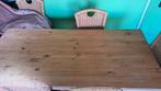 Houten eettafel, Huis en Inrichting, Tafels | Eettafels, Ophalen, Gebruikt, 50 tot 100 cm, Vijf personen of meer