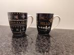 Leuke set van 2 kerst mokken, Huis en Inrichting, Keuken | Servies, Keramiek, Ophalen of Verzenden, Zo goed als nieuw, Overige stijlen