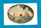Mooie Art Deco kaart van Rie Cramer " Pauvre Jacques " H109, Verzamelen, Verzenden, Voor 1920, Gelopen, Sterren en Beroemdheden
