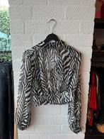 Seven sisters blouse cropped maat M, Kleding | Dames, Blouses en Tunieken, Maat 38/40 (M), Seven Sisters, Zwart, Ophalen of Verzenden