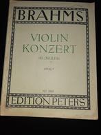 Brahms, violin Konzert opus 77, partituur, Muziek en Instrumenten, Bladmuziek, Ophalen of Verzenden, Zo goed als nieuw, Artiest of Componist