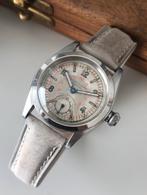 Rolex Royal Observatory Military Majestic Dial, Sieraden, Tassen en Uiterlijk, Horloges | Heren, Ophalen, Polshorloge, Leer, Gebruikt