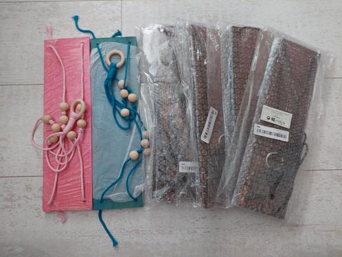Nieuw! Houten wand hanger hangers plankjes bruin blauw roze, Huis en Inrichting, Woonaccessoires | Wanddecoraties, Nieuw, Verzenden