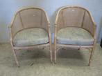 Set faux bamboe stoelen Jonathan Adler, Huis en Inrichting, Stoelen, Gebruikt