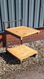 Industriële bijzettafel, keukentrolley, koffietafel, trolley, Ophalen, Gebruikt, 50 tot 100 cm, .