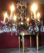 Kristallen kroonluchter / hanglamp kristal pegels antiek