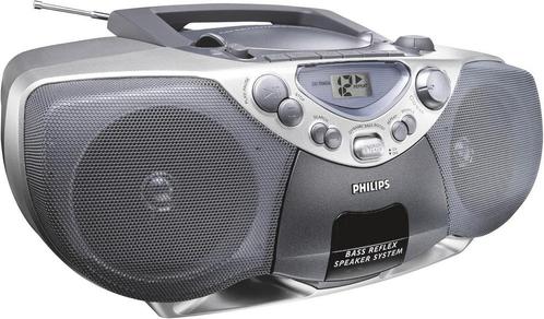 Draagbare Philips Stereo Radio, CD, Cassette, Audio, Tv en Foto, Radio's, Zo goed als nieuw, Ophalen