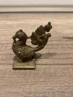 4 Messing Vogel Beeldjes - 6,5 cm, Antiek en Kunst, Ophalen of Verzenden