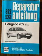 Peugeot 205 werkplaatshandboek diesel, Ophalen of Verzenden