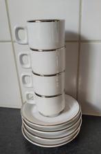 Espresso  kop en schotels Delaunay, Ophalen of Verzenden, Porselein, Overige stijlen, Kop(pen) en/of Schotel(s)