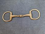 Bustrens argentaan dubbel gebroken 14 cm, Dieren en Toebehoren, Paarden en Pony's | Hoofdstellen en Tuigage, Ophalen of Verzenden