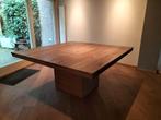 Eikenhouten tafel 160x160, Huis en Inrichting, Tafels | Eettafels, Ophalen, 150 tot 200 cm, Zo goed als nieuw, Vijf personen of meer