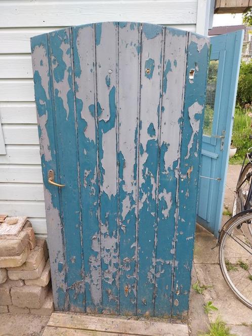 Oude deur, Doe-het-zelf en Verbouw, Deuren en Horren, Gebruikt, Binnendeur, Minder dan 200 cm, 80 tot 100 cm, Hout, Ophalen