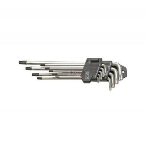 Inbussleutels 9-Delig Torx Extra Lang, Auto diversen, Autogereedschap, Nieuw, Verzenden