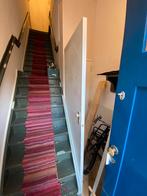 Deur 225 x 83,5 met toilet sluiting en kruk en 3 scharnieren, Ophalen of Verzenden, Gebruikt, Binnendeur, 200 tot 215 cm