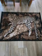 Vloerkleed met panter. 115 x 160 cm Out of Africa, Ophalen of Verzenden, Zo goed als nieuw, Kleed of Kussen