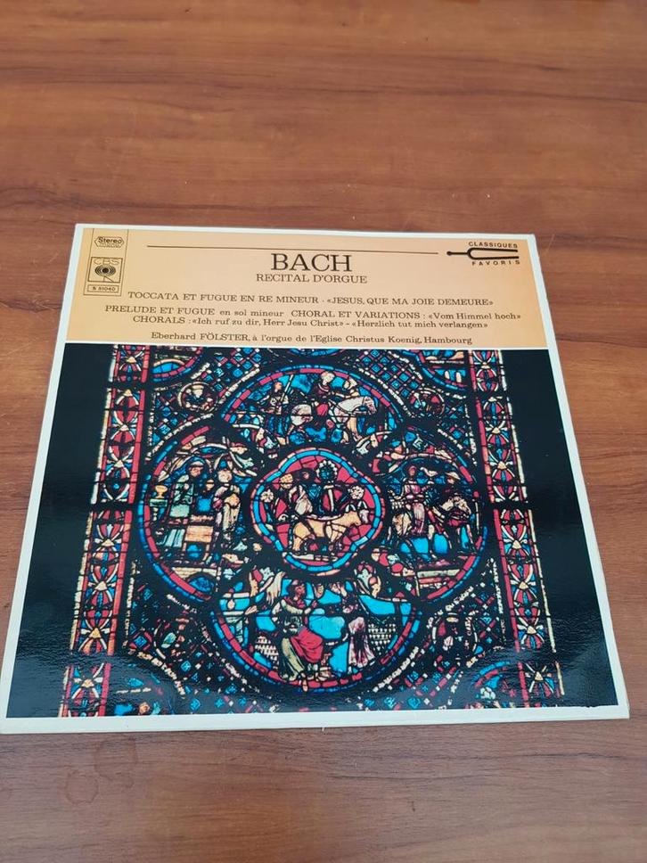 Eberhard Folster - Bach Orgel LP Hamburg, Cd's en Dvd's, Vinyl | Klassiek, Zo goed als nieuw, 12 inch, Ophalen of Verzenden