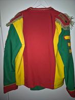 Carnavalsjas in rood, geel en groen - Maat 56, Kleding | Heren, Carnaval, Onbekend, Maat 56/58 (XL), Ophalen of Verzenden