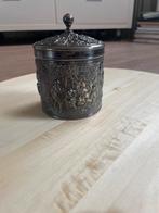 Verzilverde Douwe Egberts theebus, Antiek en Kunst, Ophalen of Verzenden, Zilver