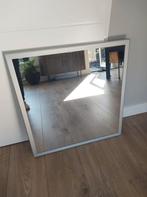 Spiegel IKEA. Grijs metalen rand, Ophalen, Zo goed als nieuw, Minder dan 100 cm, Rechthoekig