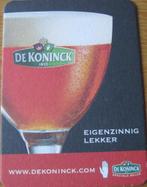 bierviltje de Koninck - eigenzinnig lekker, Verzamelen, Biermerken, Verzenden, Zo goed als nieuw, Viltje(s), De Koninck