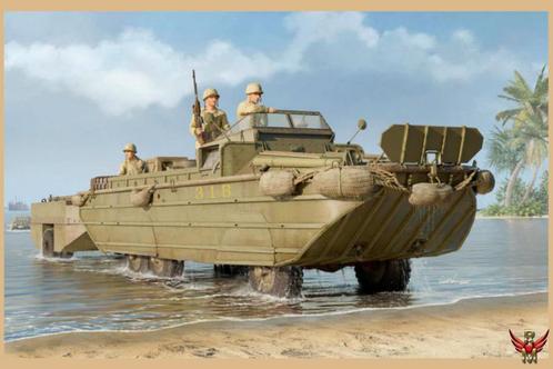 I Love Kit 1/35 GMC DUKW 353 with WTCT 6 Trailer, Hobby en Vrije tijd, Modelbouw | Auto's en Voertuigen, Nieuw, Truck, 1:32 tot 1:50
