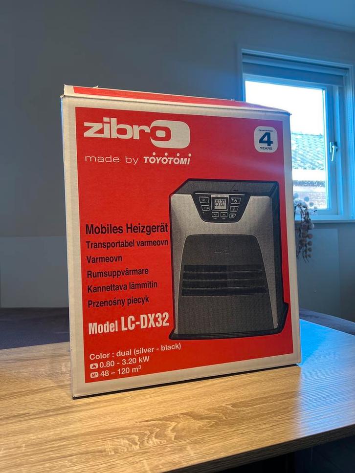 Zibro LC-DX32 mobiele petroleumkachel 3,2 kW, Huis en Inrichting, Kachels, Zo goed als nieuw, Petroleumkachel, Overige brandstoffen