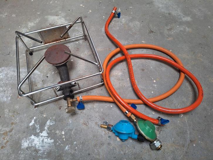 Camping brander en gasdrukregelaars, Caravans en Kamperen, Kampeeraccessoires, Gebruikt, Ophalen