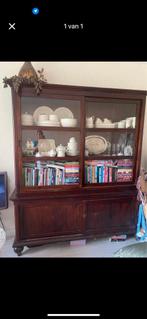 Prachtige buffetkast, massief teak, gratis!, Huis en Inrichting, Ophalen, Zo goed als nieuw, 25 tot 50 cm, 200 cm of meer
