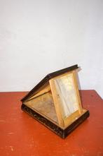 opklapbare scheerspiegel * kappersspiegel * houten kaptafel, Ophalen of Verzenden, Rechthoekig, Minder dan 50 cm, Minder dan 100 cm